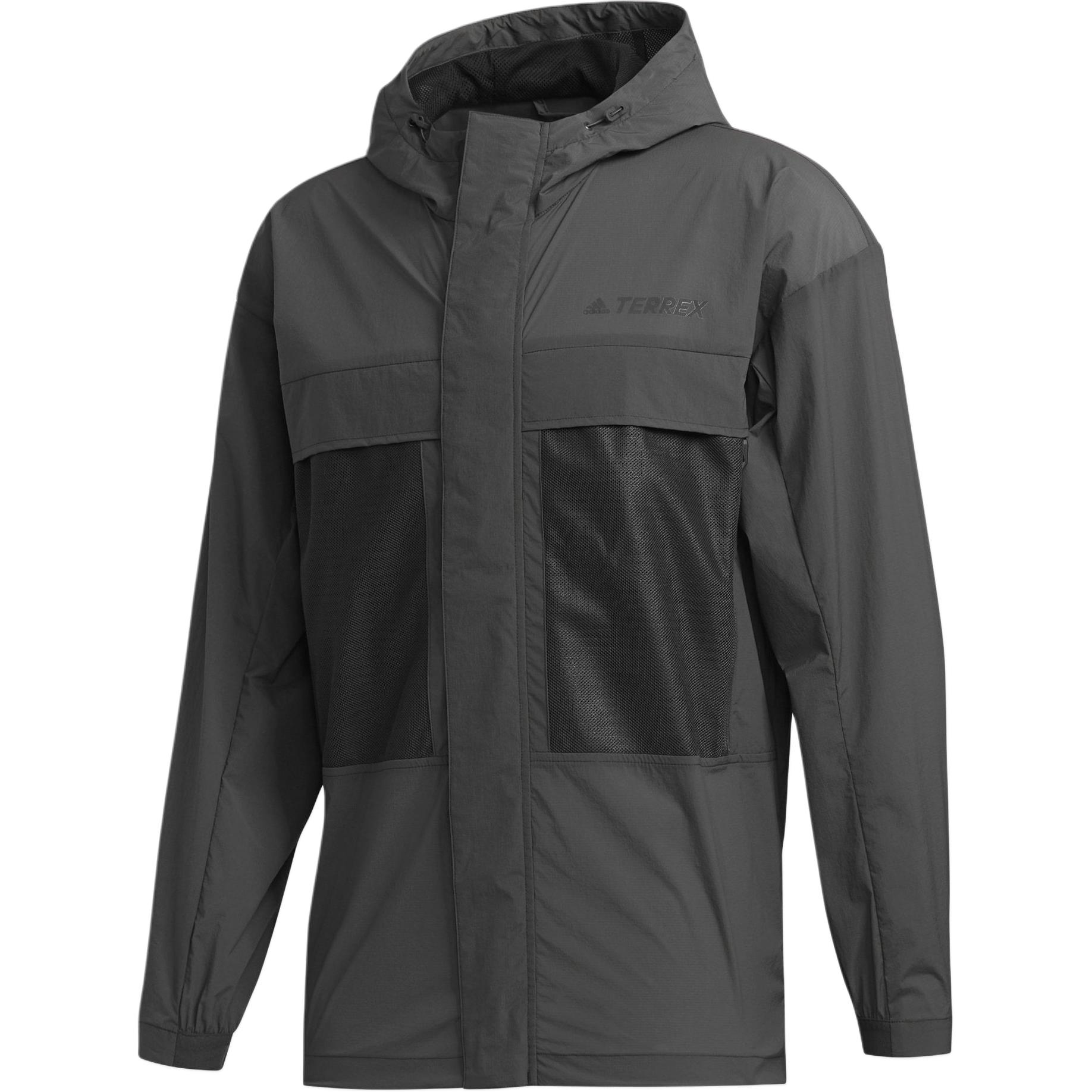 adidas Outdoor Casual Sports Hoodie Jacket in Deep Earth Brown FN0770