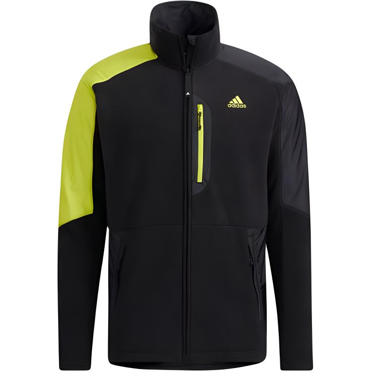 adidas Outdoor Colorblock Fleece Jacket Multi-Pocket Winter Black H13805