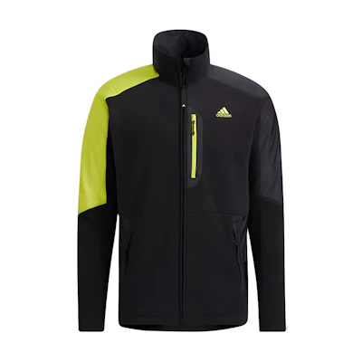adidas Outdoor Colorblock Fleece Jacket Multi-Pocket Winter Black H13805