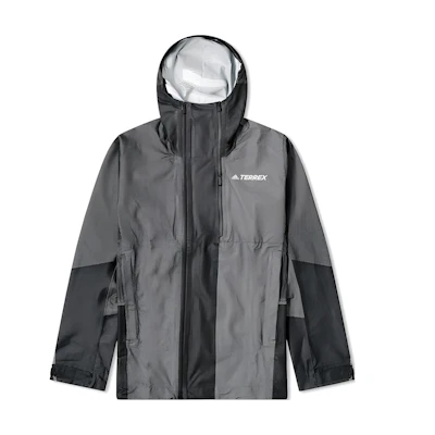 adidas Outdoor Colorblock Jacket Hoodie Black DZ2055