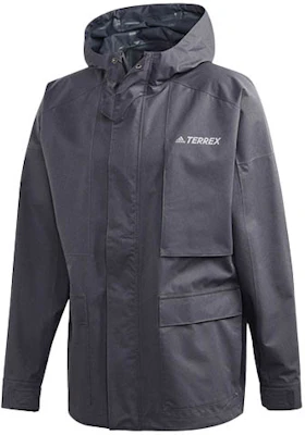 adidas Outdoor Hooded Jacket Dark Heather Grey GL7399 Buy adidas Outdoor Hooded Jacket Dark Heather Grey GL7399