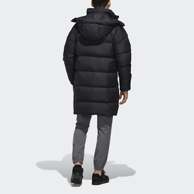 adidas Outdoor Hooded Mid-Length Down Coat Winter Black EH4983 Purchase adidas Outdoor Hooded Mid-Length Down Coat Winter Black EH4983