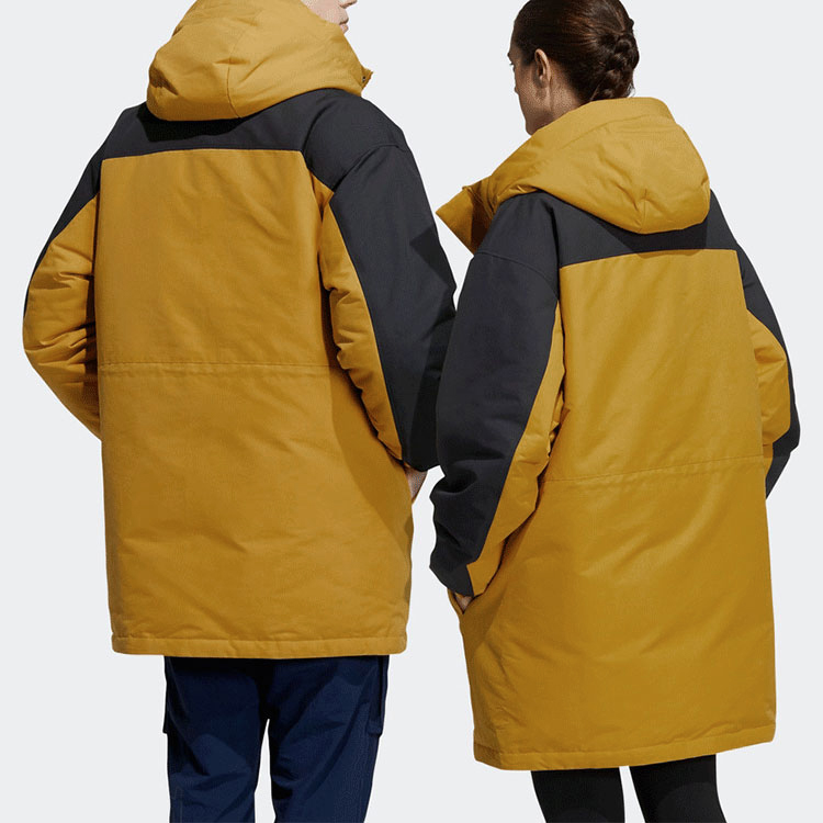 adidas Outdoor Mid-Length Duck Down Jacket Winter Couple Gold. H20758 圖 8