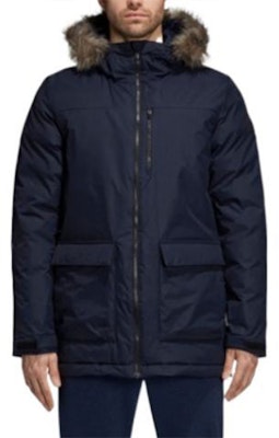 adidas Outdoor Parka Jacket with Fur Hood - Legend Ink Blue CY8602 Shop adidas Outdoor Parka Jacket with Fur Hood - Legend Ink Blue CY8602