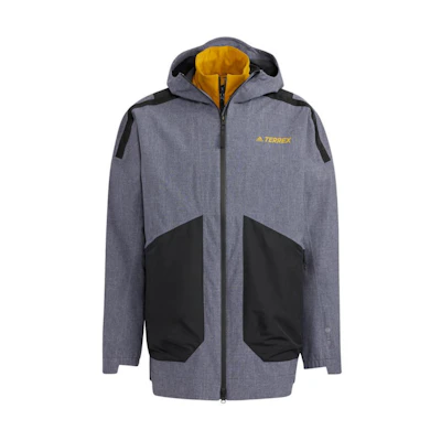 adidas Outdoor Puffer Jacket Set - Unisex, Gray Two-tone Hoodie Style HN2025