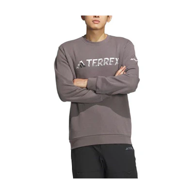 adidas Outdoor Pullover Sweatshirt Carbon Gray JE6768