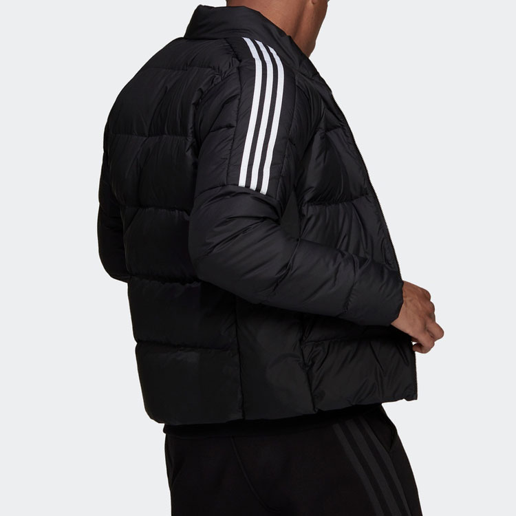 Purchase adidas Outdoor Jaket Hitam Puffer Down Olahraga dengan Kerah Standar. GT9145