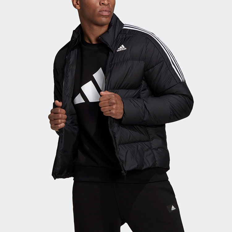 Details for adidas Outdoor Jaket Hitam Puffer Down Olahraga dengan Kerah Standar. GT9145