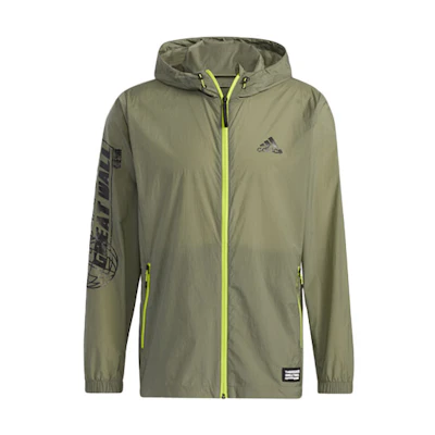 adidas Outdoor Sports Hooded Jacket Green HB8916