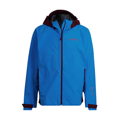 adidas Outdoor Sports Jacket Blue with Colorblock Letter Print Design H51477