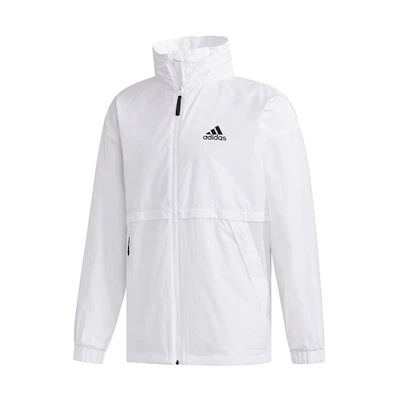 adidas Outdoor Sports Stand Collar Jacket White FM7518