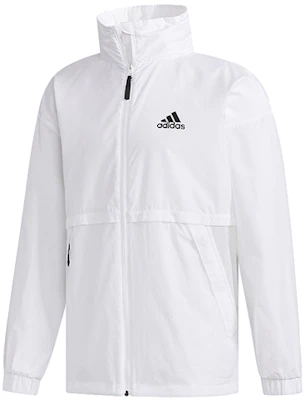 adidas Outdoor Sports Stand Collar Jacket White FM7518 Order adidas Outdoor Sports Stand Collar Jacket White FM7518