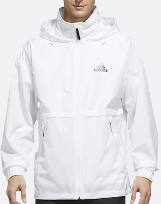 adidas Outdoor Sports Stand Collar Jacket White FM7518 Shop adidas Outdoor Sports Stand Collar Jacket White FM7518