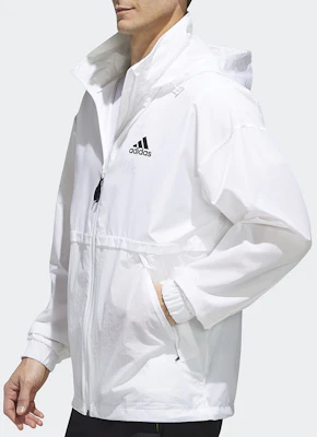 adidas Outdoor Sports Stand Collar Jacket White FM7518 Purchase adidas Outdoor Sports Stand Collar Jacket White FM7518