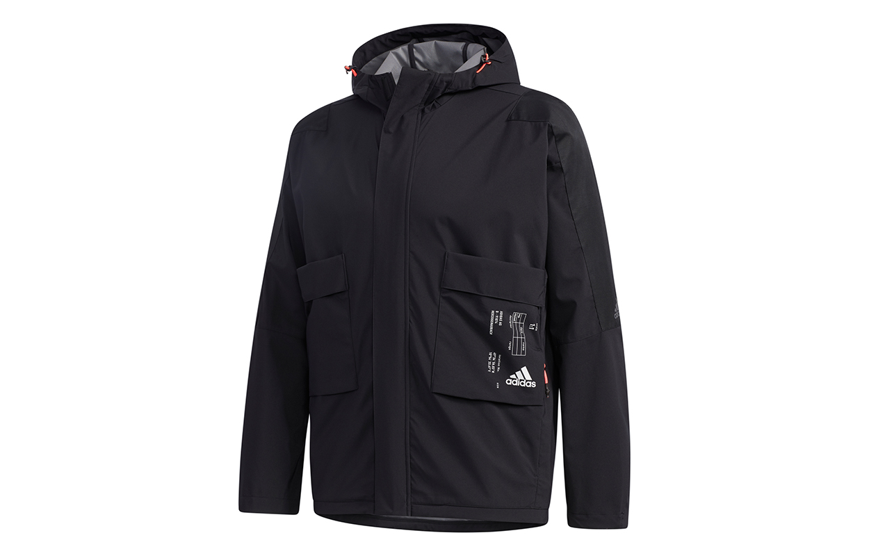 adidas Outdoor Training Hooded Jacket - Black FT6633