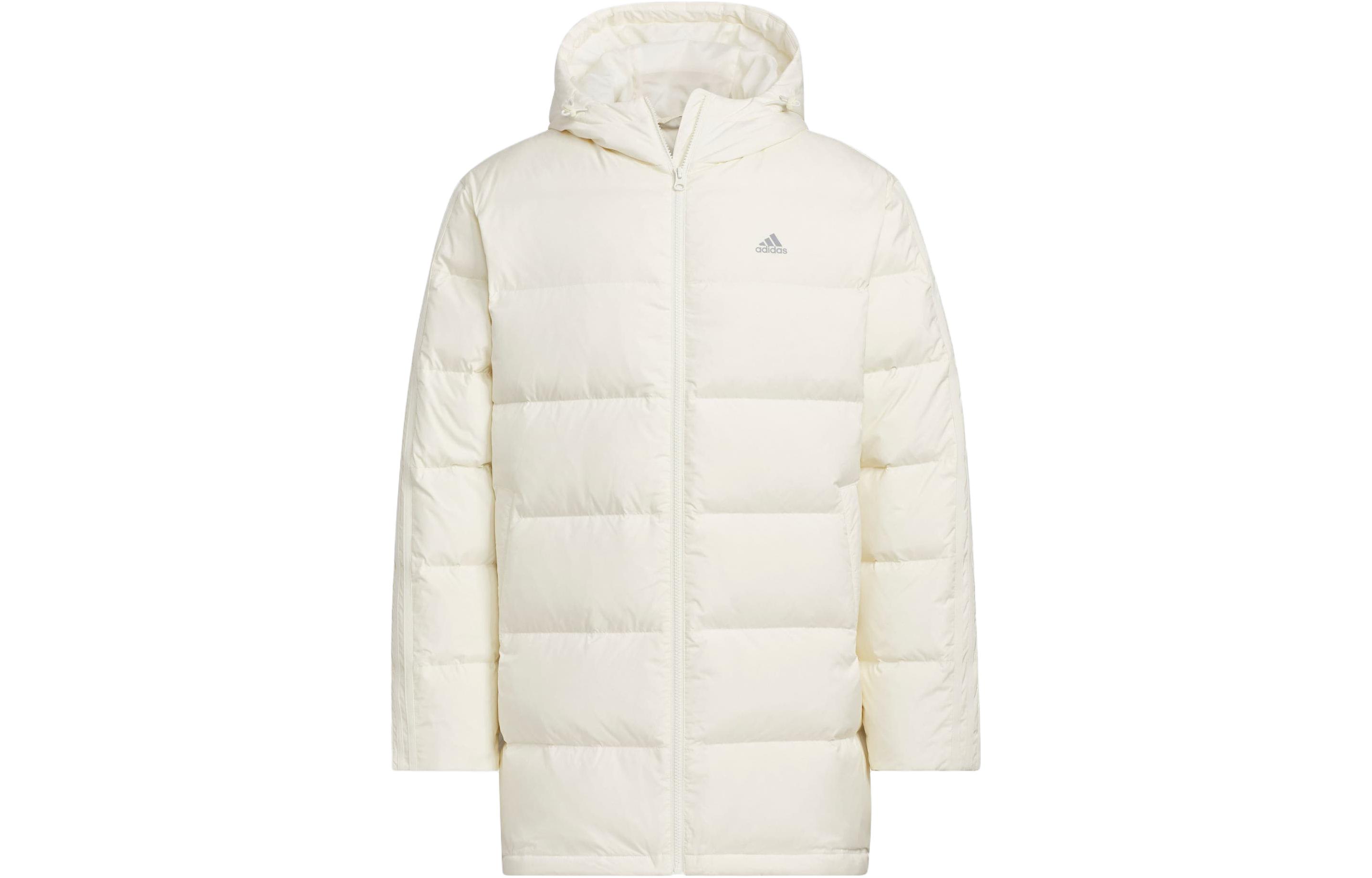 adidas Outdoor Unisex Duck Down Hoodie Jacket Cream White. IK2393