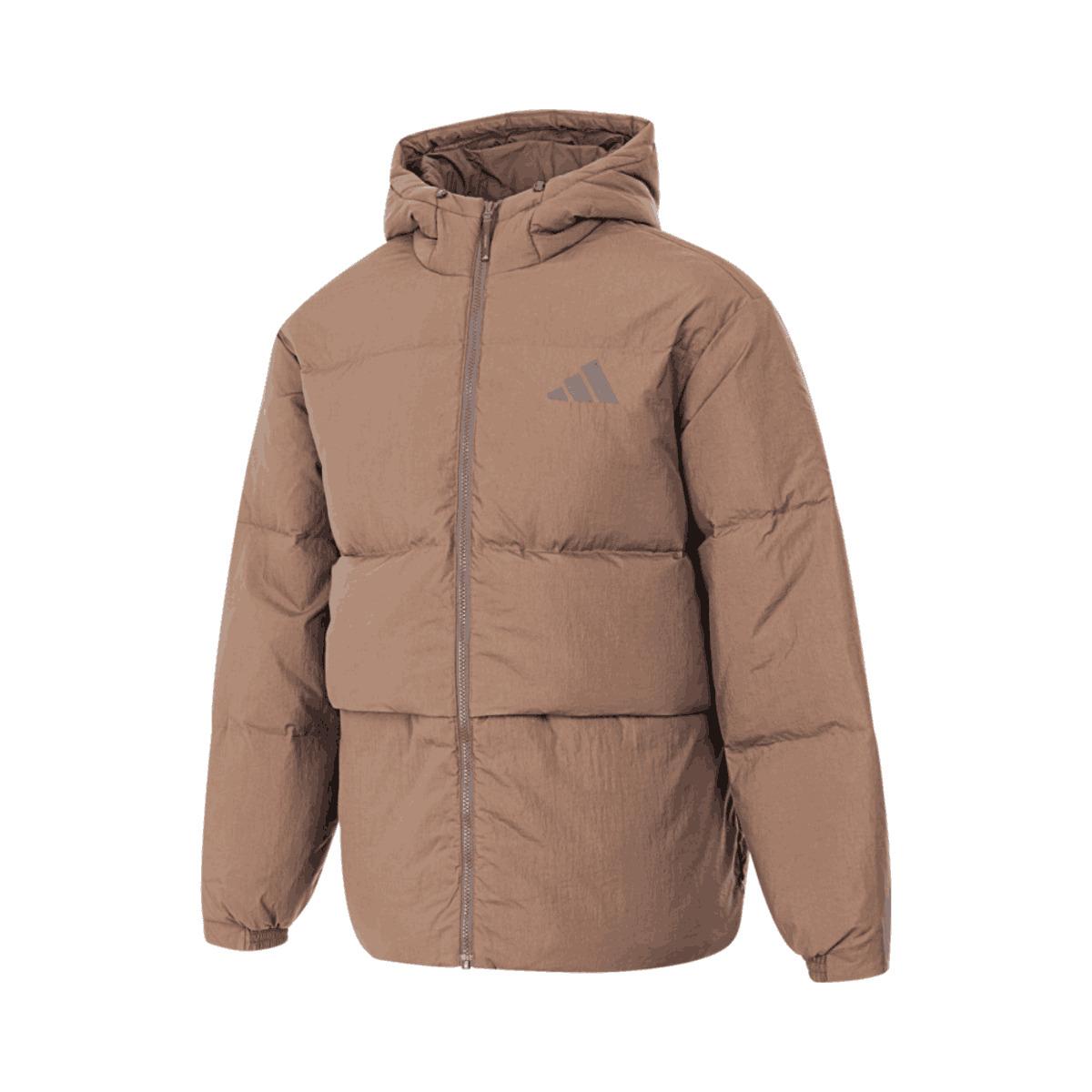 adidas Outdoor Unisex Logo Puffer Jacket Brown (Includes Necklace). JG5943 圖 3