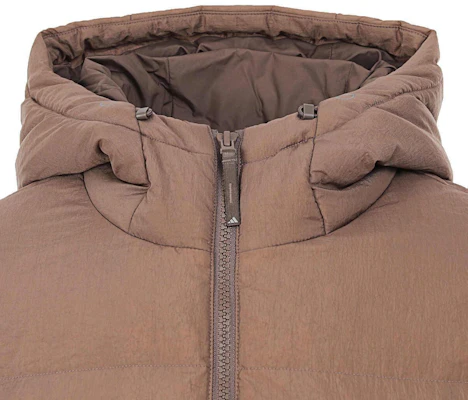 adidas Outdoor Unisex Logo Puffer Jacket Brown (Includes Necklace). JG5943 Purchase adidas Outdoor Unisex Logo Puffer Jacket Brown (Includes Necklace). JG5943