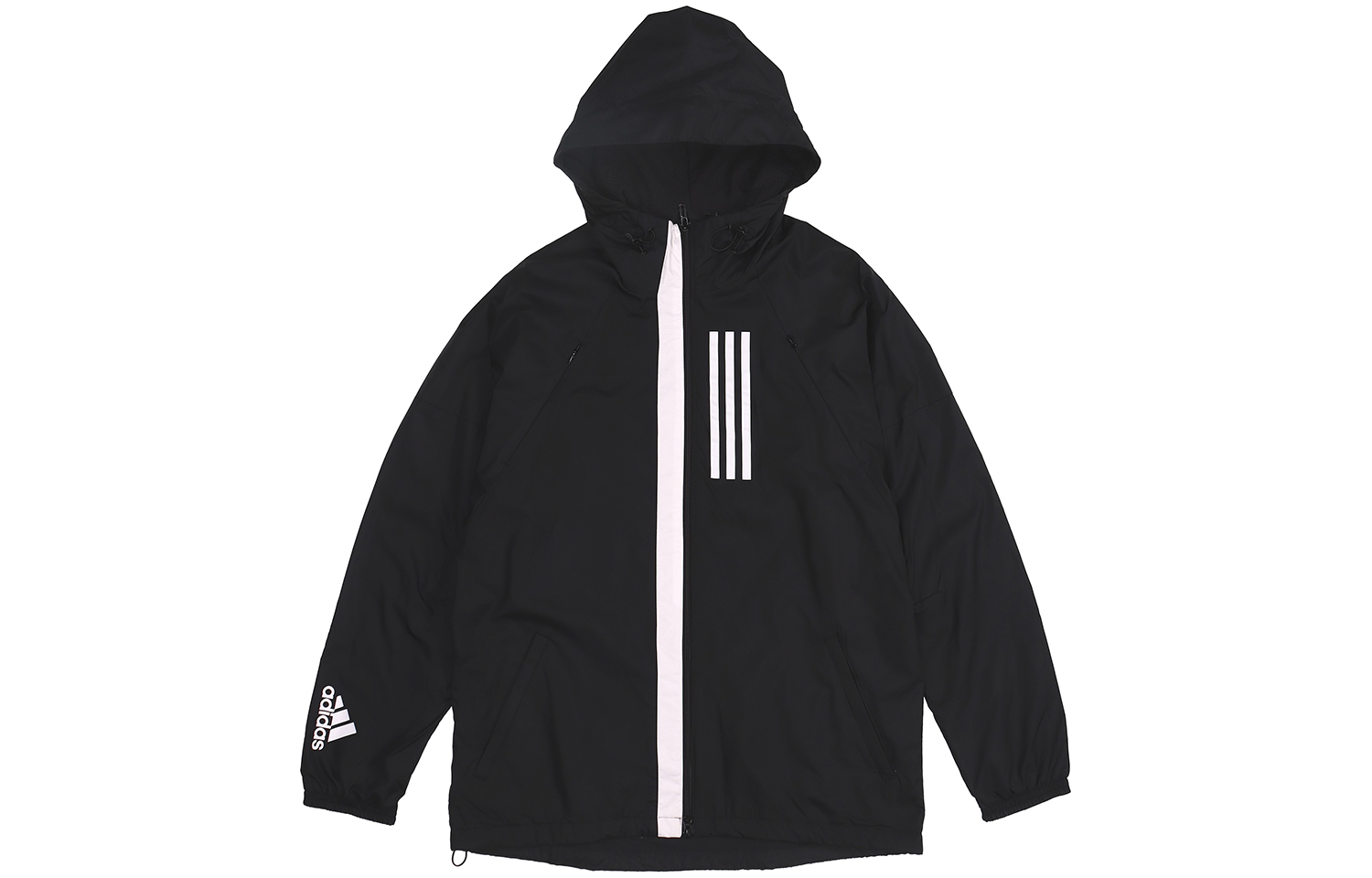 adidas Outdoor Windproof Sports Hooded Jacket Black DZ0052