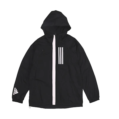 adidas Outdoor Windproof Sports Hooded Jacket Black DZ0052