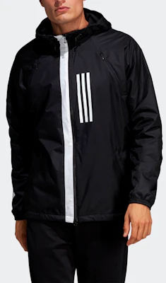 adidas 戶外防風運動連帽外套 黑色 DZ0052 Shop adidas 戶外防風運動連帽外套 黑色 DZ0052