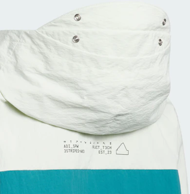 adidas 戶外防風防水連帽夾克 - 北極藍/灰白 JC6912 Details for adidas 戶外防風防水連帽夾克 - 北極藍/灰白 JC6912