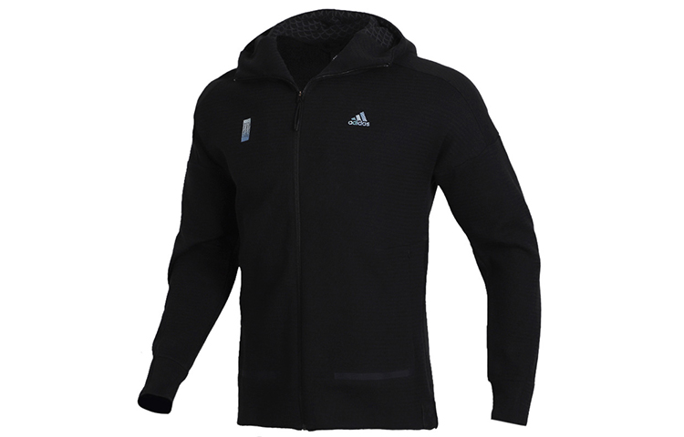 adidas Oversized Hooded Track Jacket Black FM9339