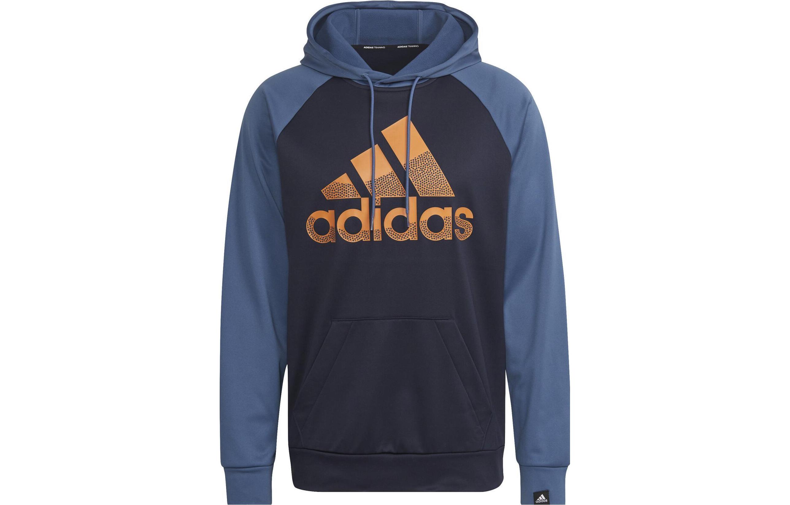 adidas Oversized Hoodie Blue Long Sleeve Sweatshirt HK9827