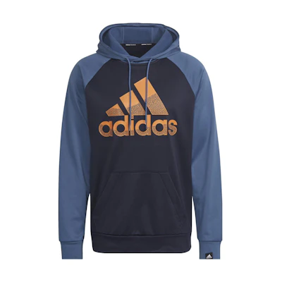 adidas Oversized Hoodie Blue Long Sleeve Sweatshirt HK9827