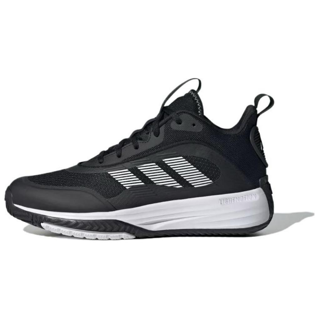 adidas Own The Game 3 High-Top Basketball Shoes Black Lightweight Cushioning IF4568