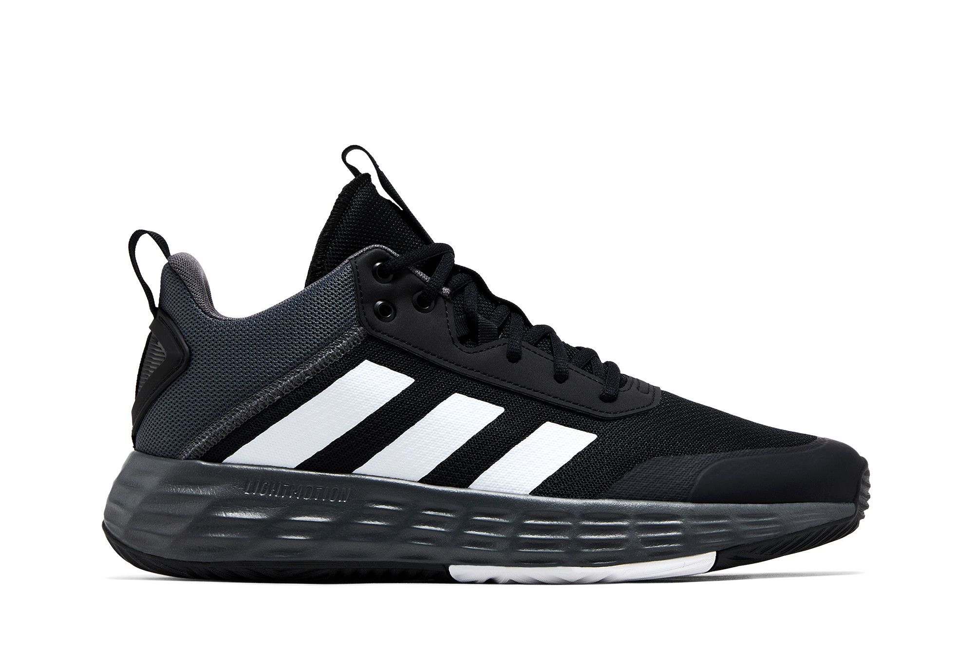 Buy 阿迪达斯 Own The Game 黑白配色篮球鞋 IF2683