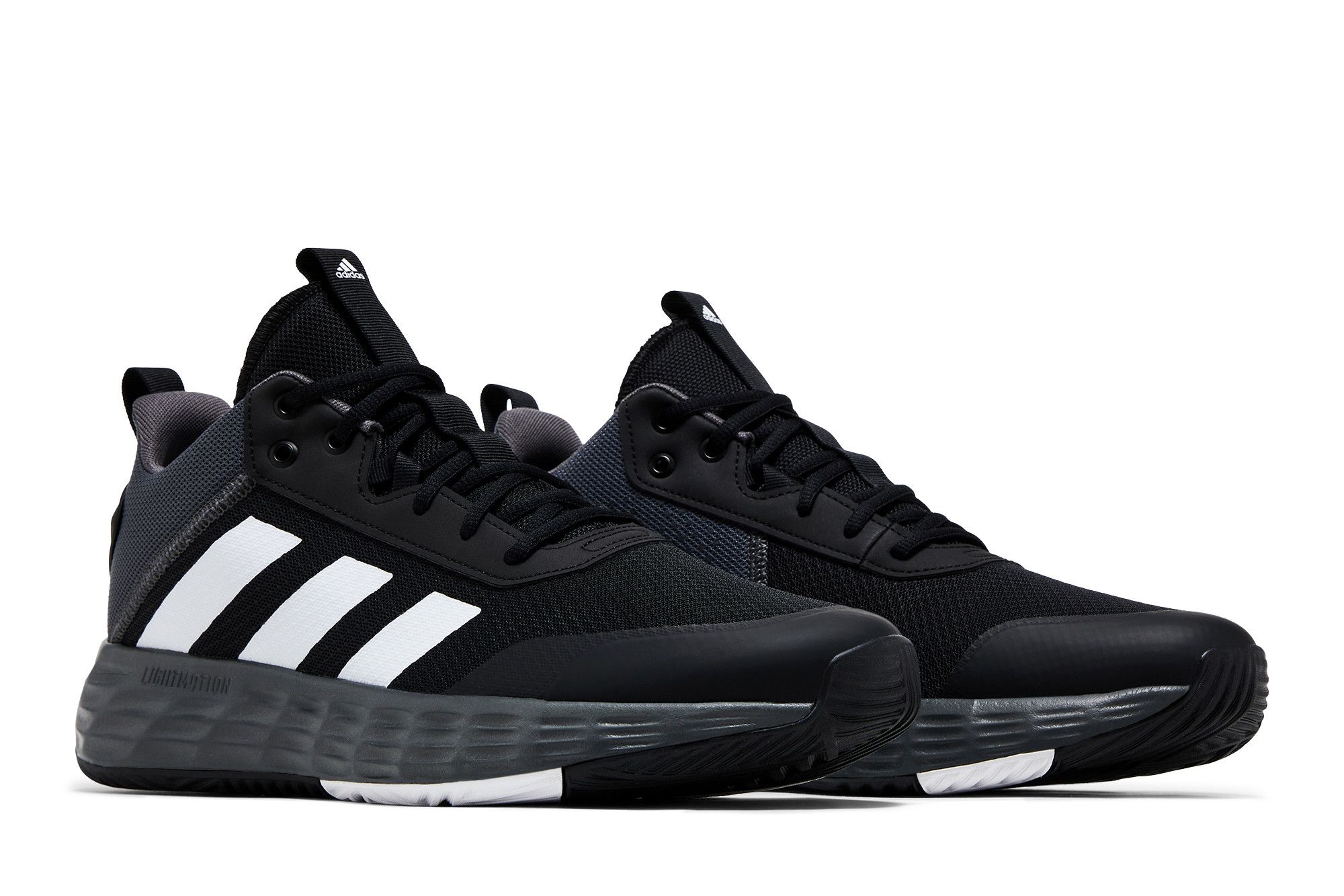 Cheap 阿迪达斯 Own The Game 黑白配色篮球鞋 IF2683