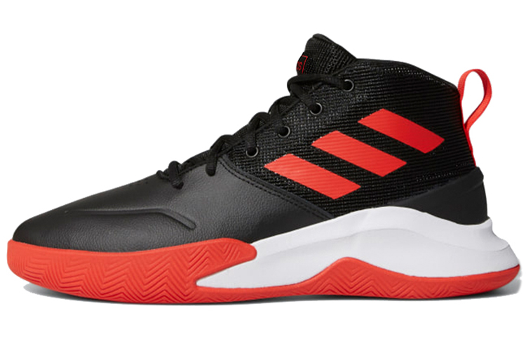 adidas Own The Game Wide 'Black Active Red' EF0746