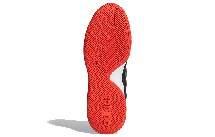 Details for adidas Own The Game Wide 'Black Active Red' EF0746