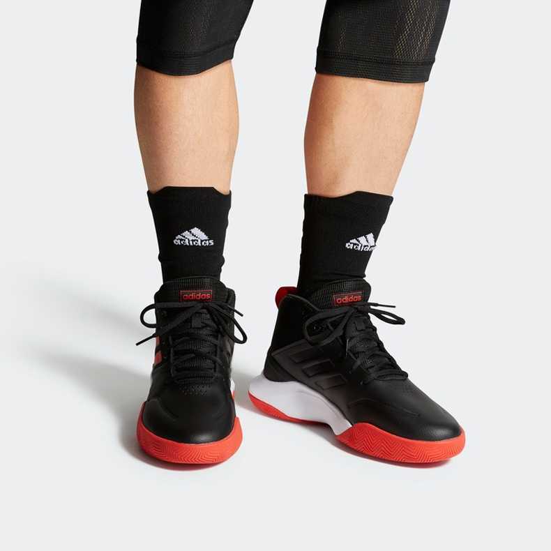 Sizing adidas Own The Game Wide 'Black Active Red' EF0746