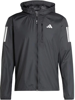 阿迪达斯Own the Run透气连帽长袖跑步夹克黑色 IN1483 Buy 阿迪达斯Own the Run透气连帽长袖跑步夹克黑色 IN1483