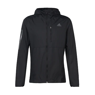 adidas Own the Run Jacket Black - Fall Running Sports Jacket International Version FL6964