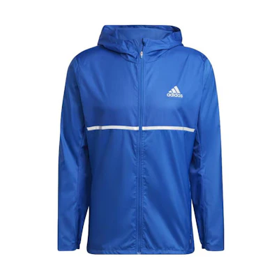 adidas Own The Run Loose Fit Hooded Jacket Blue HL3961