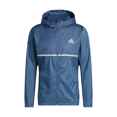 adidas Own the Run Reflective Logo Running Jacket Miracle Blue/Grey Men’s HL3960