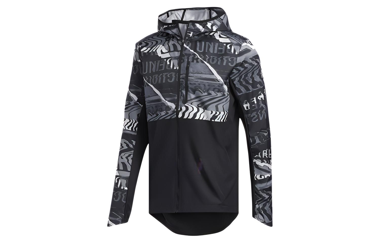 adidas Own The Run Running Jacket Hoodie Black ED9284
