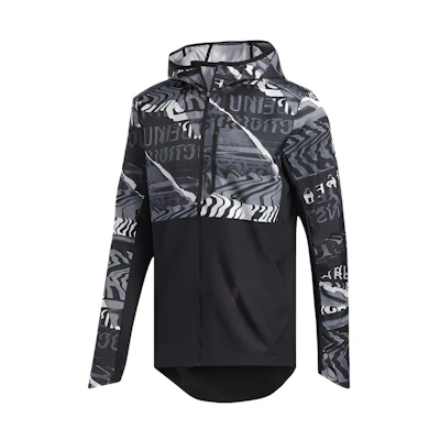 adidas Own The Run Running Jacket Hoodie Black ED9284