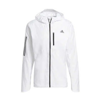 adidas Own the Run Running Training Hoodie Jacket White GJ9948