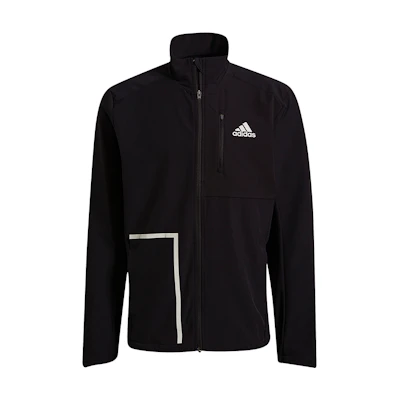 adidas Own The Run Training Jacket Black Sports Zip-Up GT8926