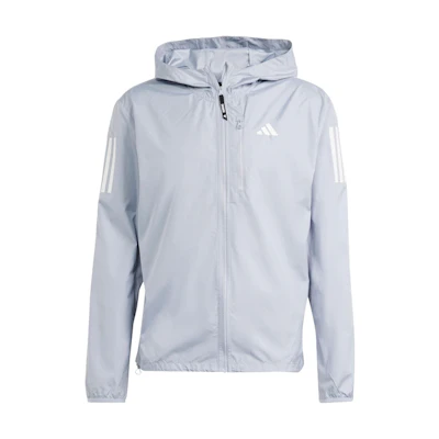 adidas Own The Run Windproof Breathable Lightweight Running Jacket Silver - Men IN1484
