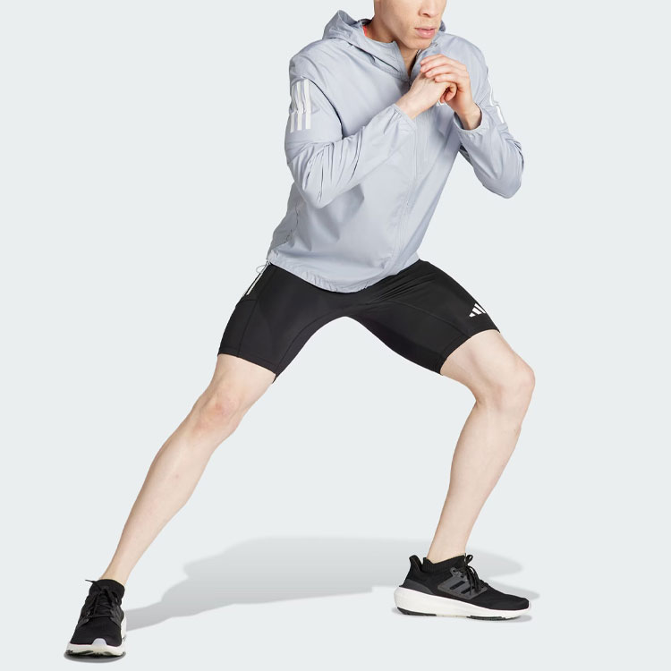 Purchase adidas 男款跑步風衣防風透氣輕便外套 銀色 IN1484