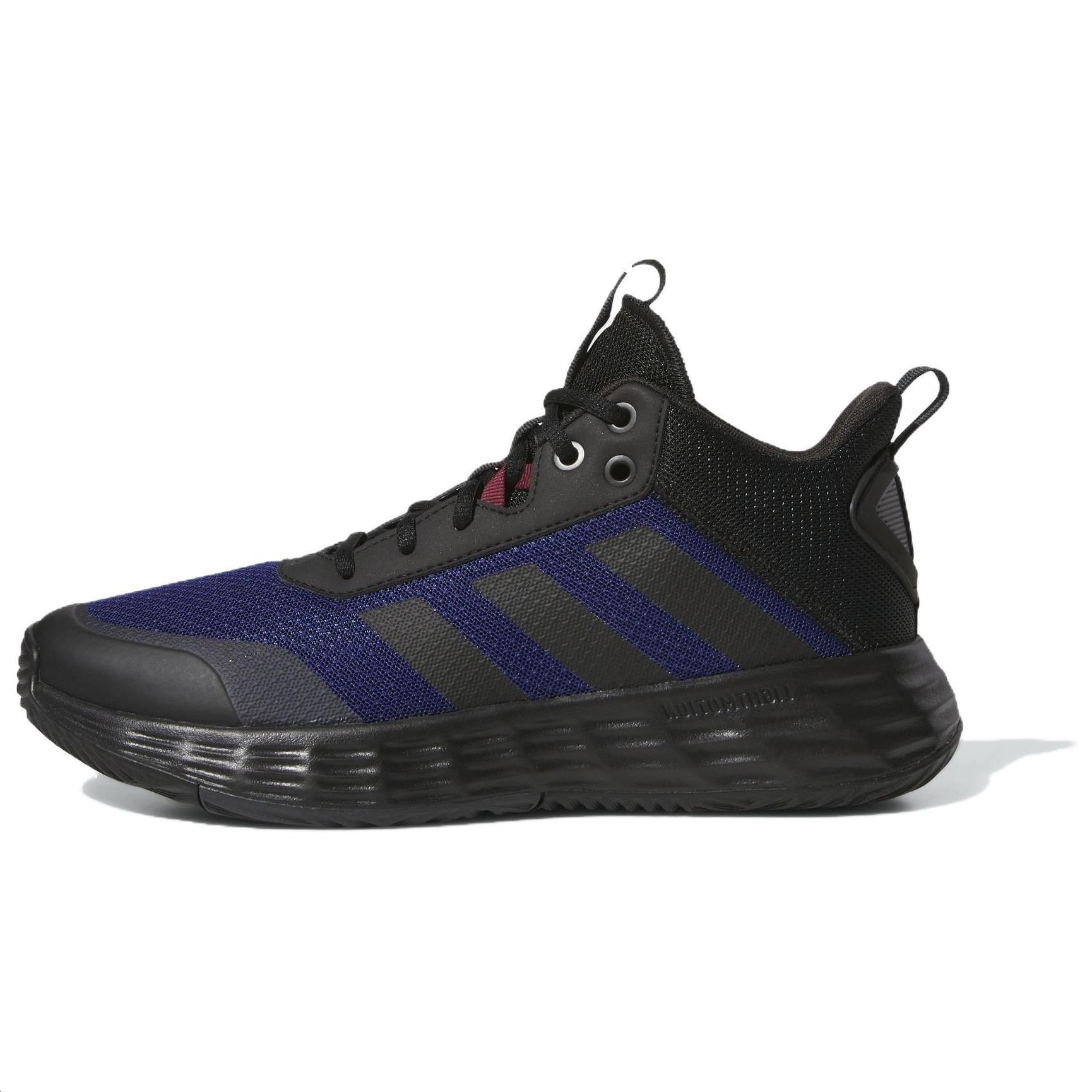 adidas OwnTheGame Low-Top Basketball Shoes Black/Blue Cushion & Grip IF6668