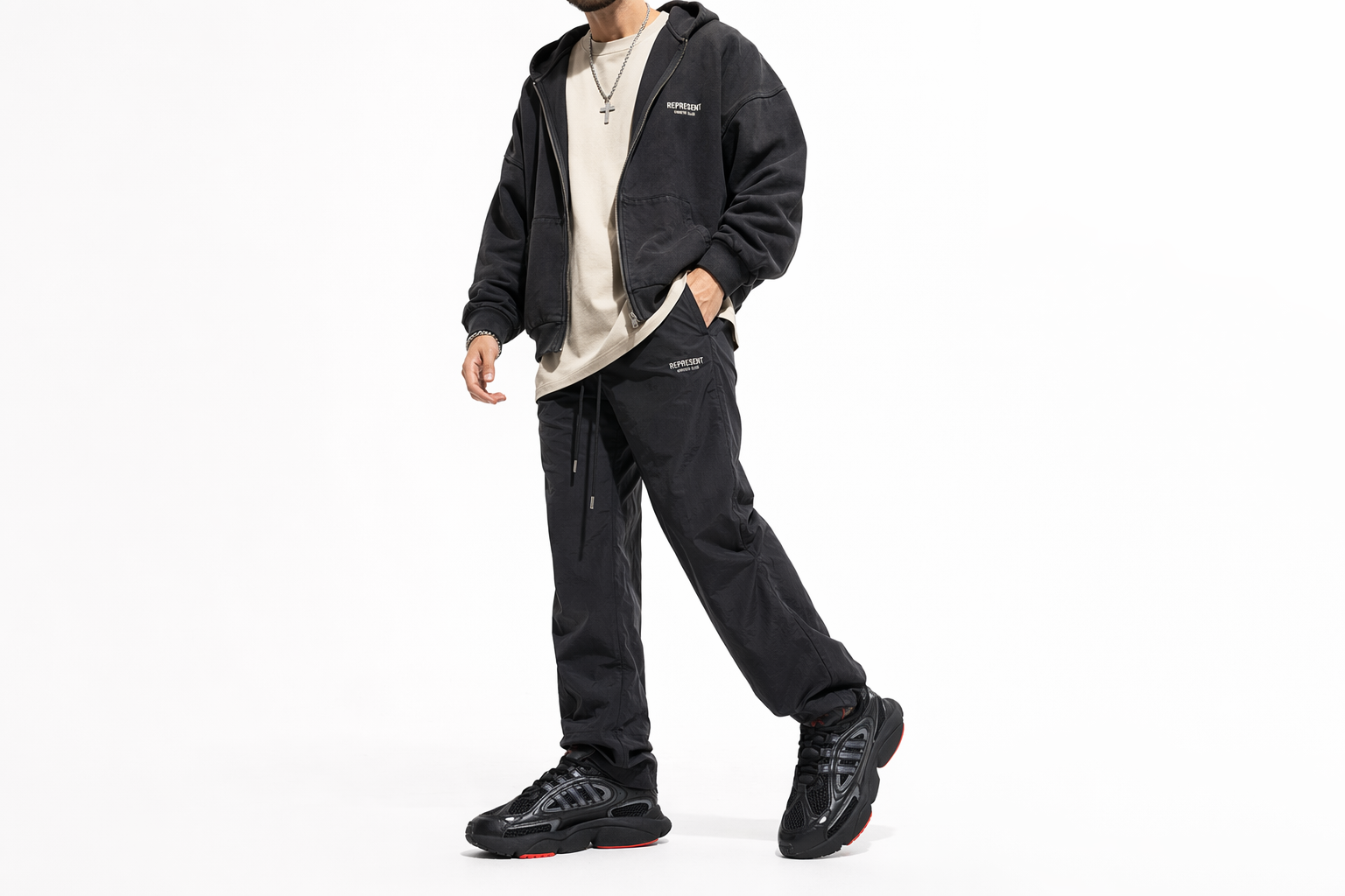 Order adidas originals Ozmillen 圓頭繫帶 緩震耐磨 低筒 跑步鞋 男女同款 黑灰