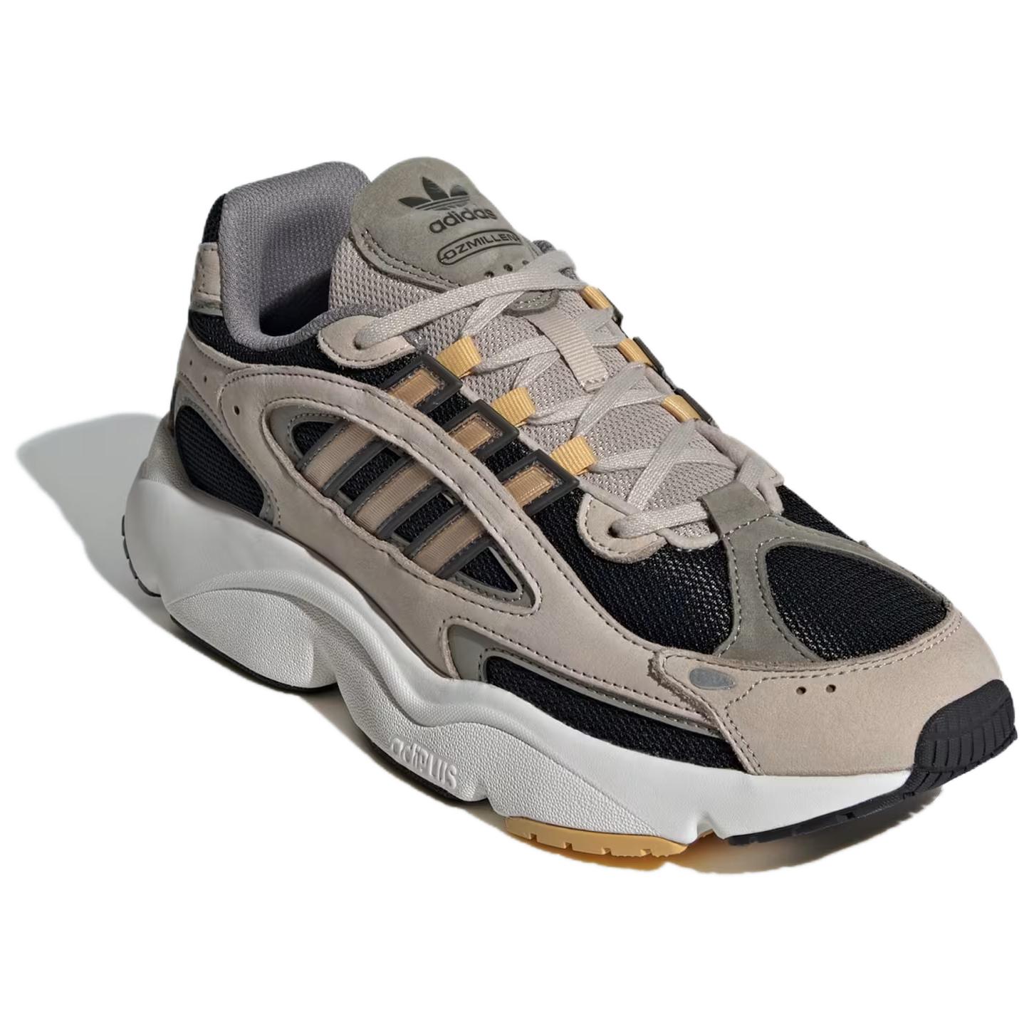 Lookbook adidas originals Ozmillen 緩震耐磨透氣 低筒 生活休閒鞋 男女款 淺棕色