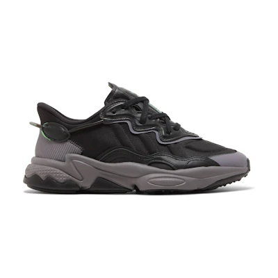 adidas Ozweego 'Black Charcoal Screaming Green'