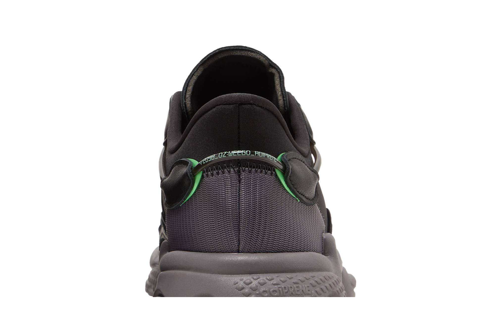 adidas Ozweego 'Black Charcoal Screaming Green' 圖 7
